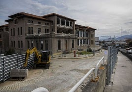 Zona en la que se habilitará el acceso de los camiones a la obra del búnker.