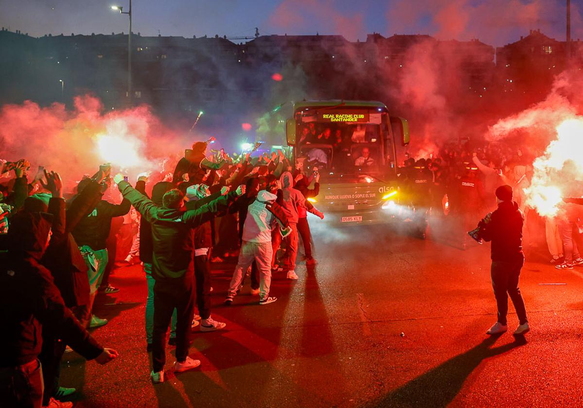 El Recibimiento al Racing