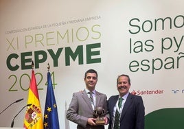 El CEO de Acorde, Manuel Lobeira (izquierda), junto a Santiago Díaz, director de Gestión Interna.