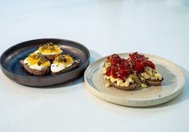 Tostadas dulces y saladas, perfectas para una alimentación saludable.