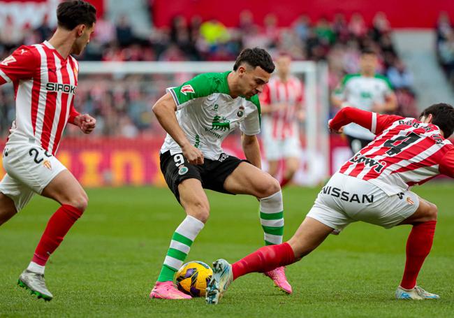 Juan Carlos Arana durante el partido.