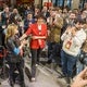 La ministra Elma Saiz, a su llegada este viernes al Paraninfo de la UC, donde el PSOE cántabro celebra este fin de semana su XV Congreso.