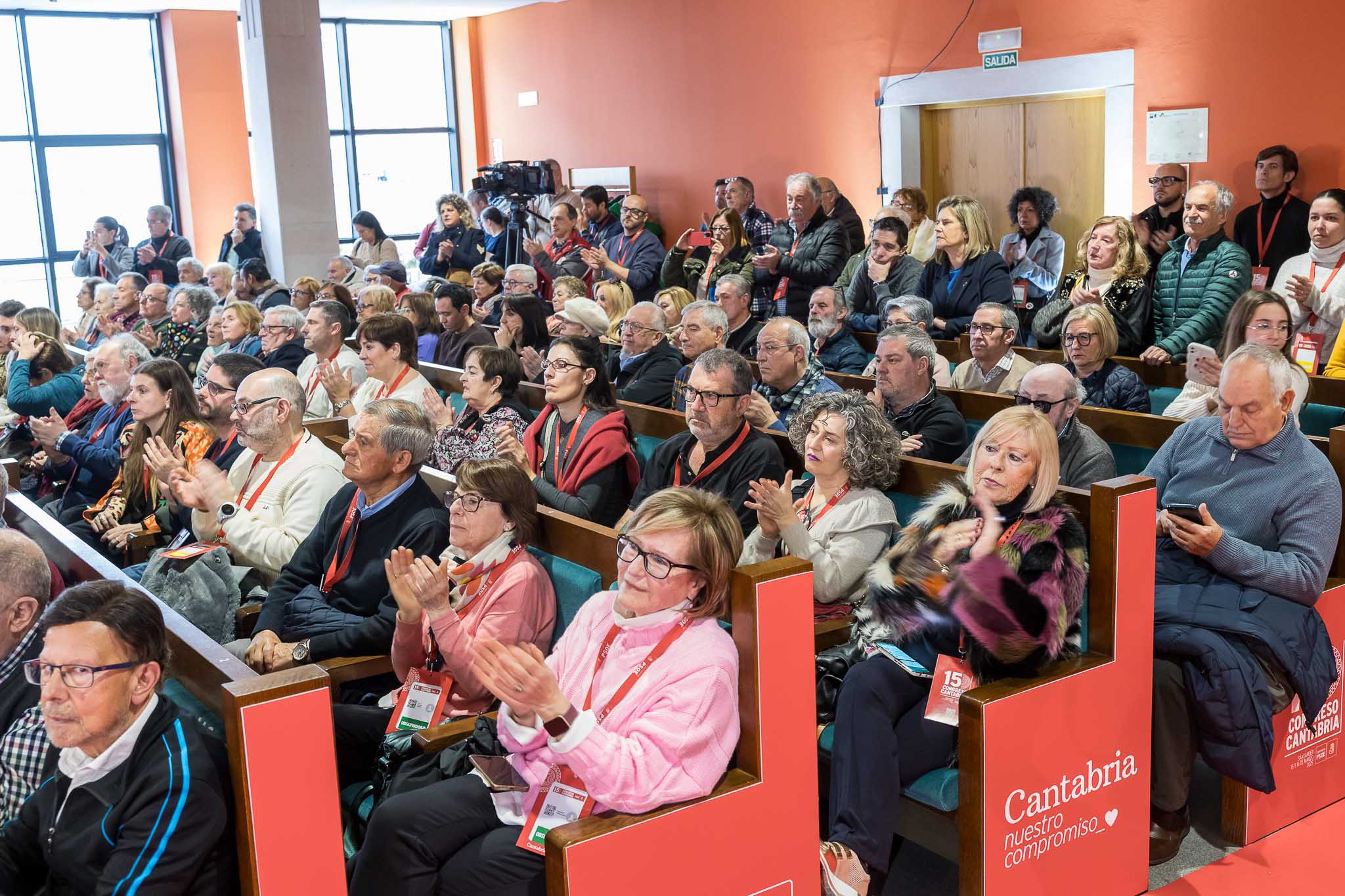 Asistentes al Congreso del PSOE.