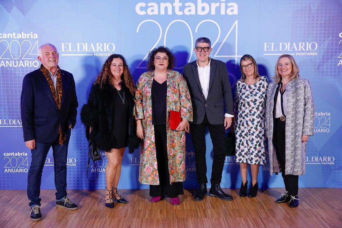 Héctor Moreno García, Carmen Ealo de Sa, Olga Agüero, Francisco Sierra, Belén Gutiérrez y Yolanda Algorri.