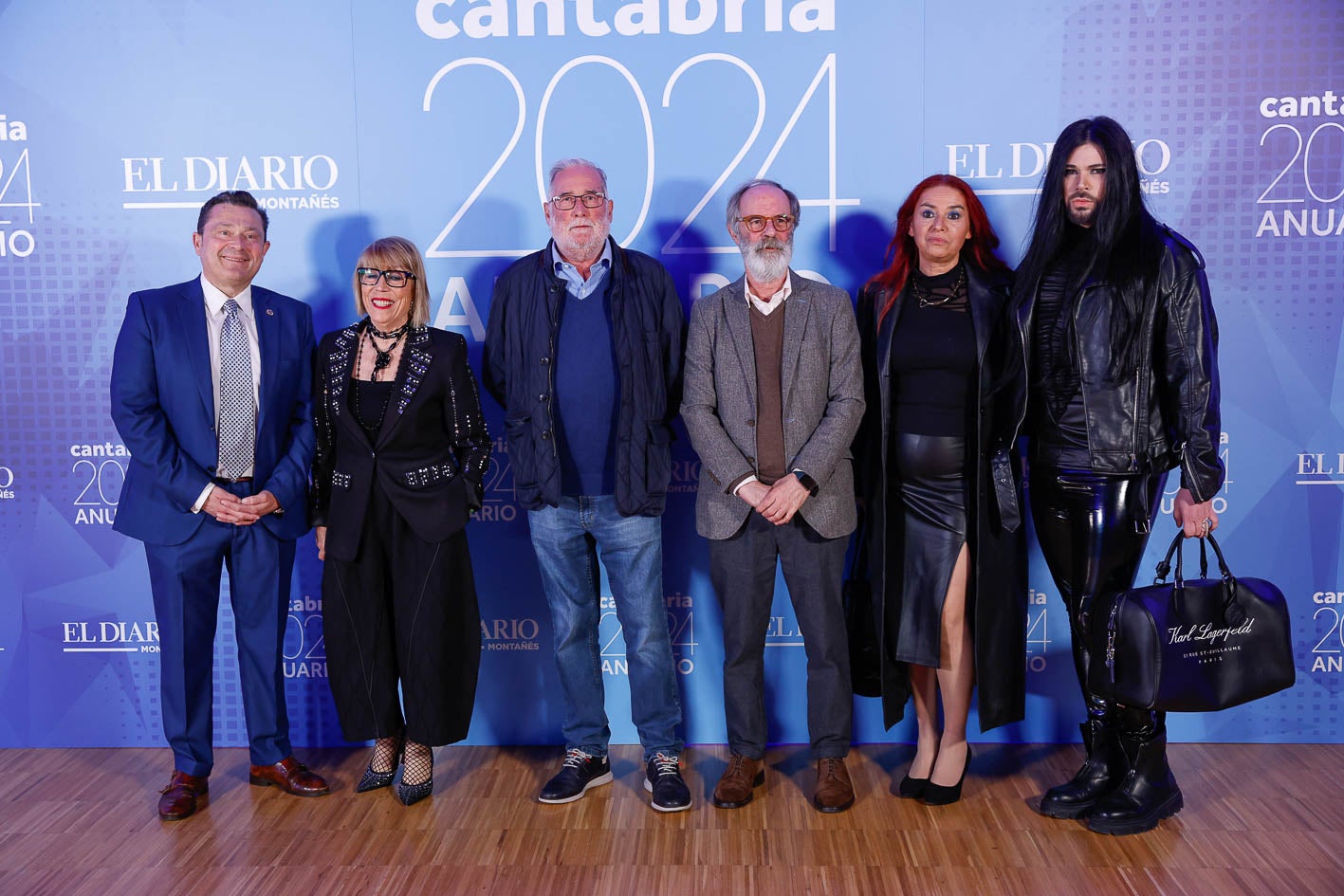 Ángel Madariaga, Natividad Pérez, Ramón Ruiz, Fernando Pérez, Rosario Heredia y Mikan.