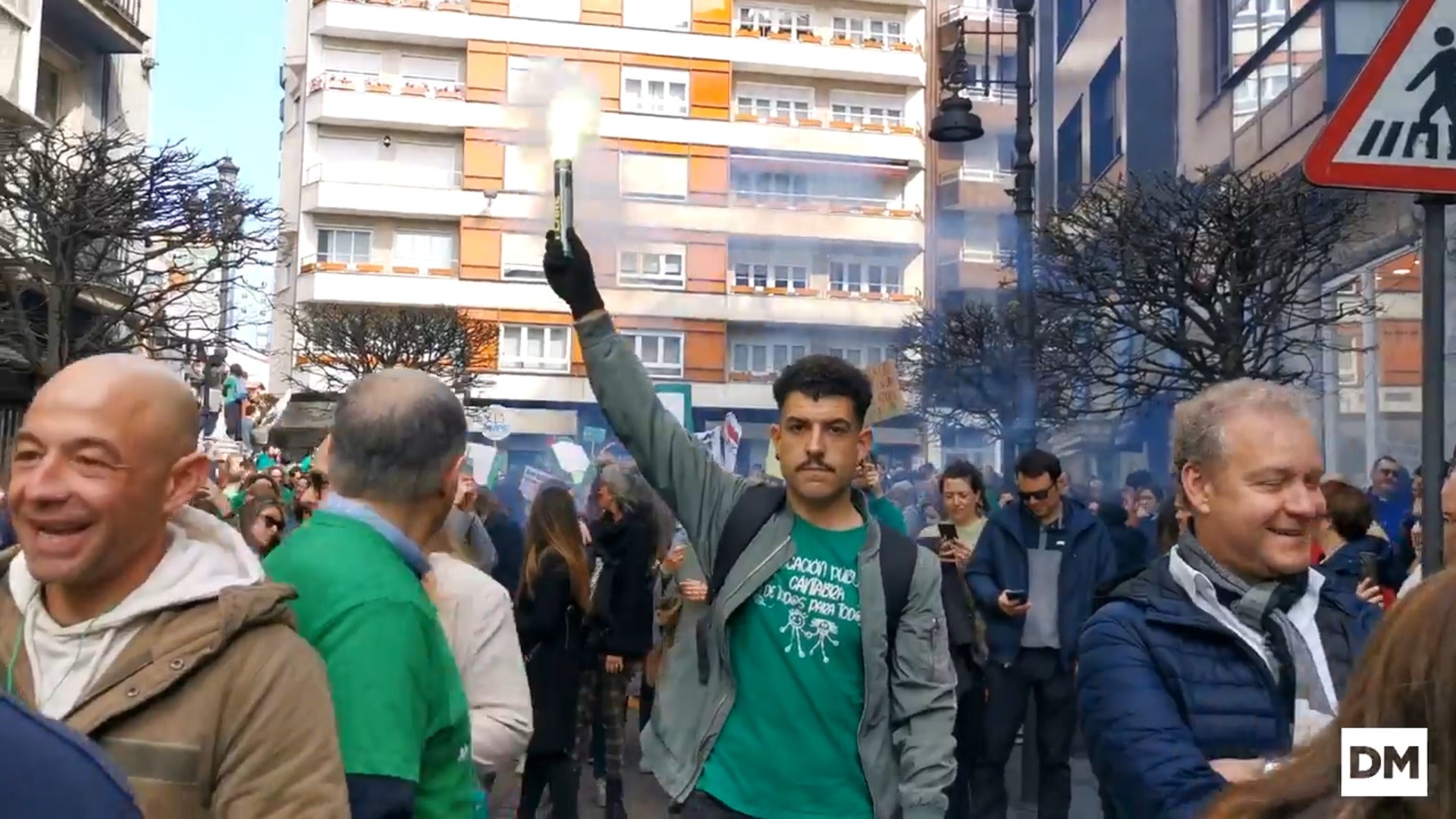 Huelga docente en Santander