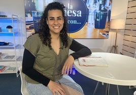 Raquel Jaroso, en las instalaciones de El Diario Montañés.