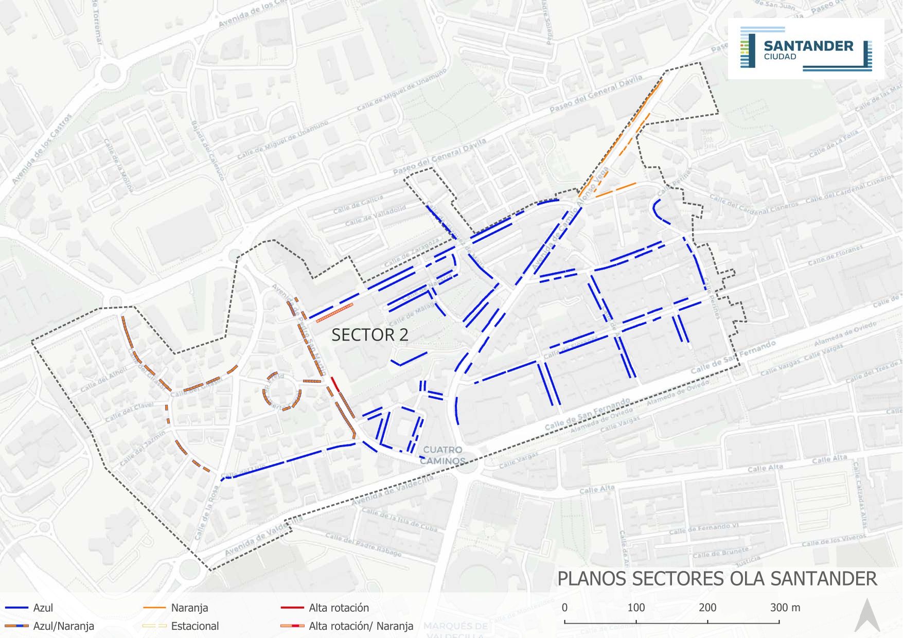 Así quedará el mapa de la OLA en Santander