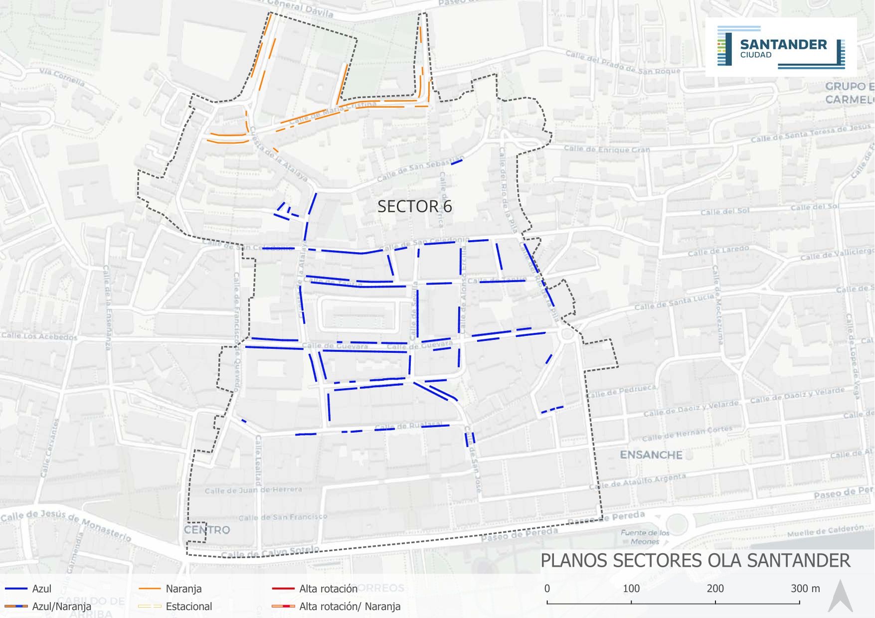 Así quedará el mapa de la OLA en Santander