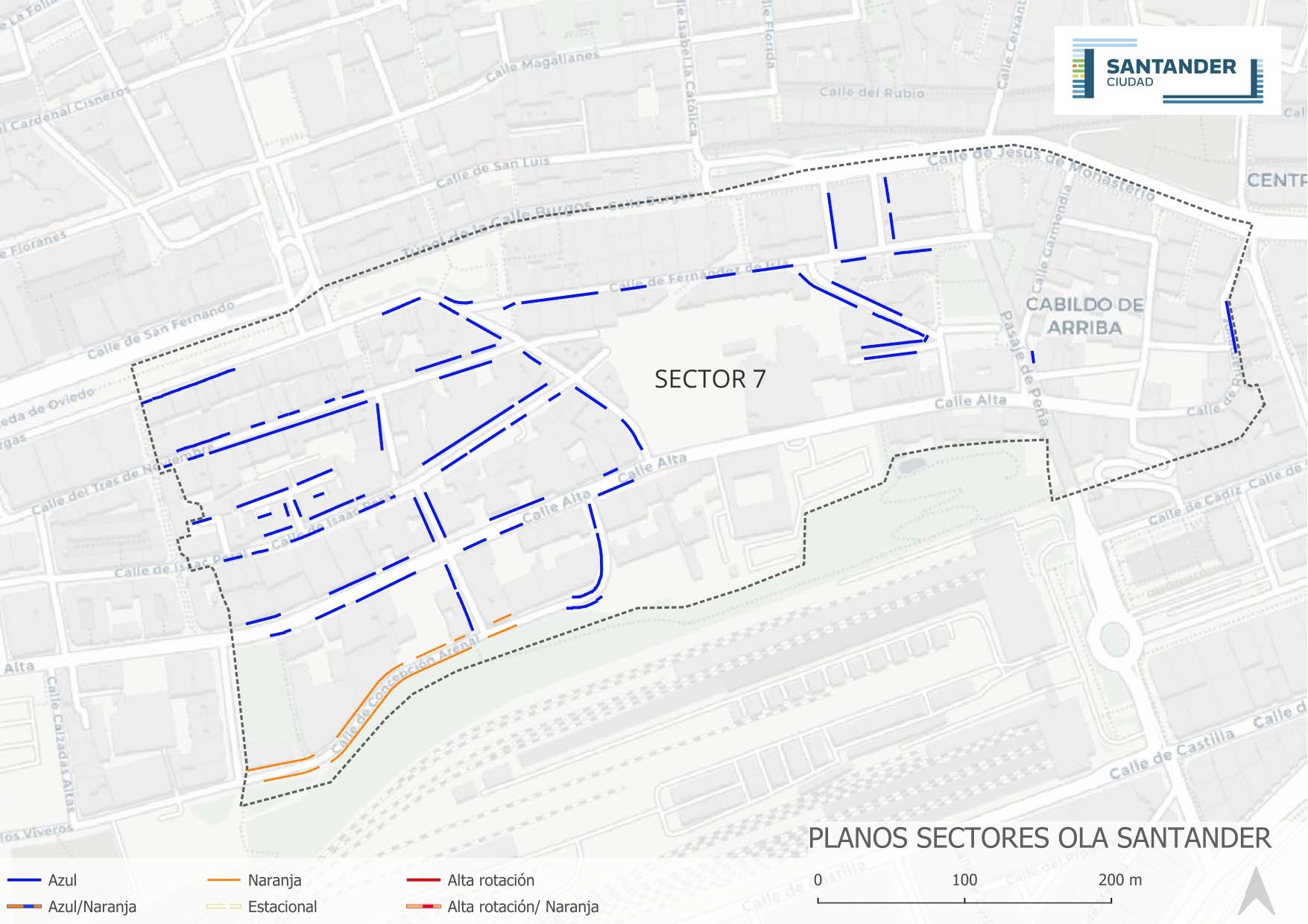 Así quedará el mapa de la OLA en Santander