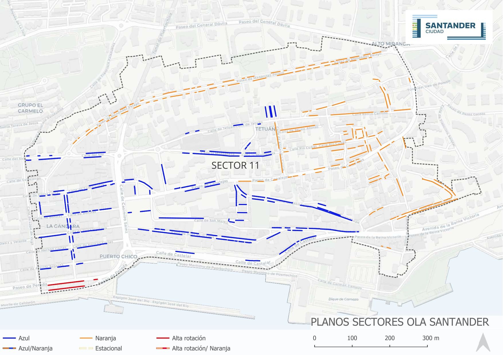 Así quedará el mapa de la OLA en Santander