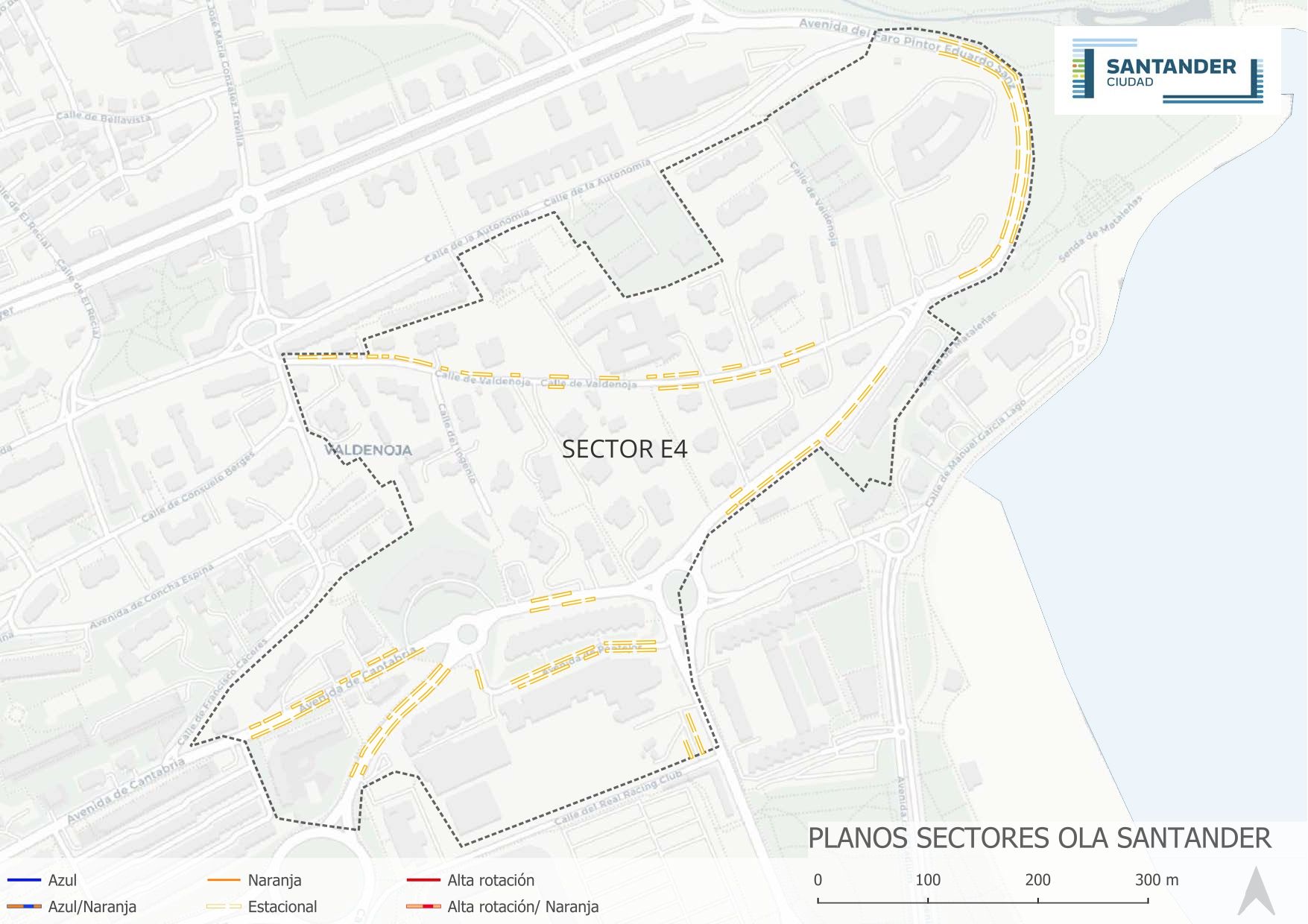 Así quedará el mapa de la OLA en Santander