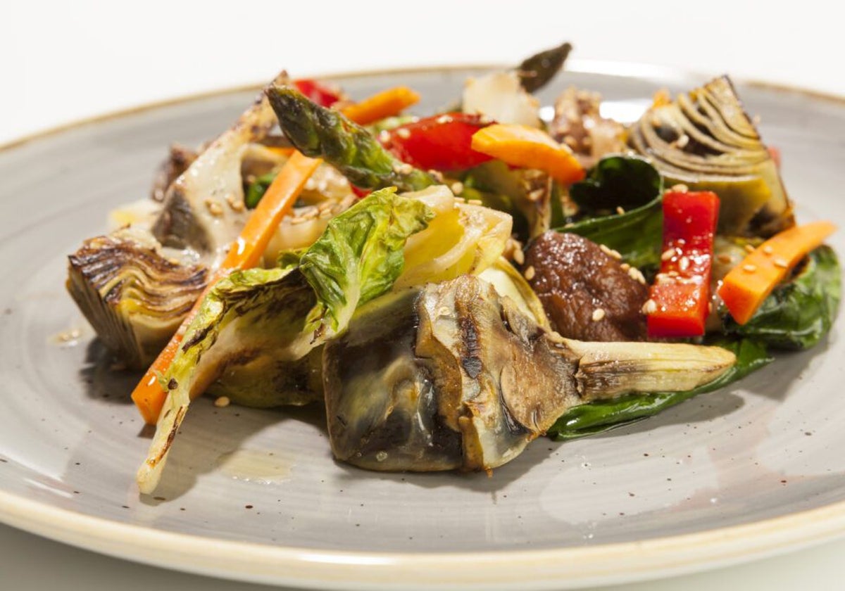 Parrillada de verduras al gusto