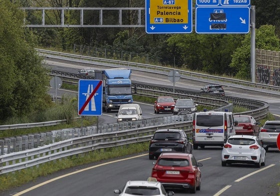 El nudo de Torrelavega ha sido uno de los puntos más sensibles para el tráfico en esta Semana Santa por las obras.