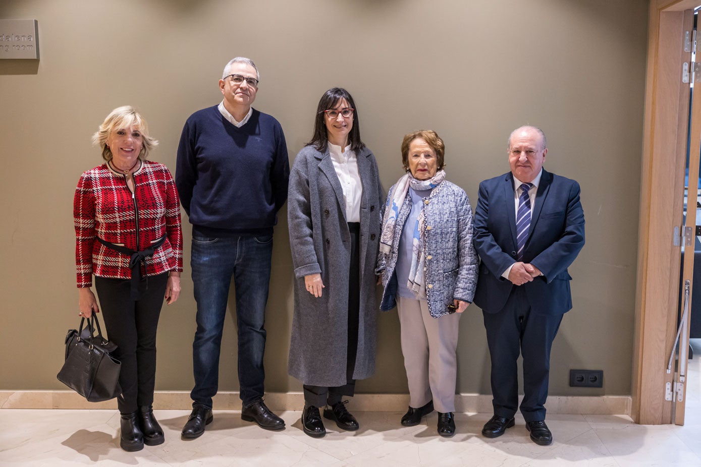 Estela Criado, Javier Crespo, Adela Sánchez, Sofía Juaristi y Jesús Ruiz.
