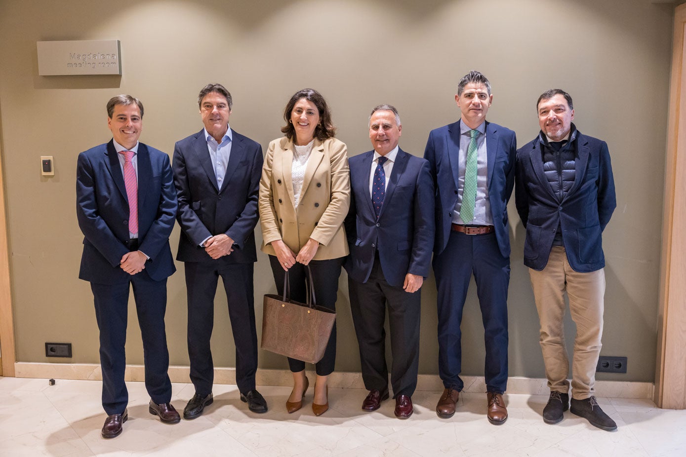 Jorge Rubio, Ignacio Martínez, Inés Hernández, Eugenio de Juana, Jesús Collado y Julio Álvarez.