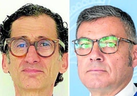 Alfredo Álvarez, a la izquierda, sustituye al dimitido Augusto Rodríguez.