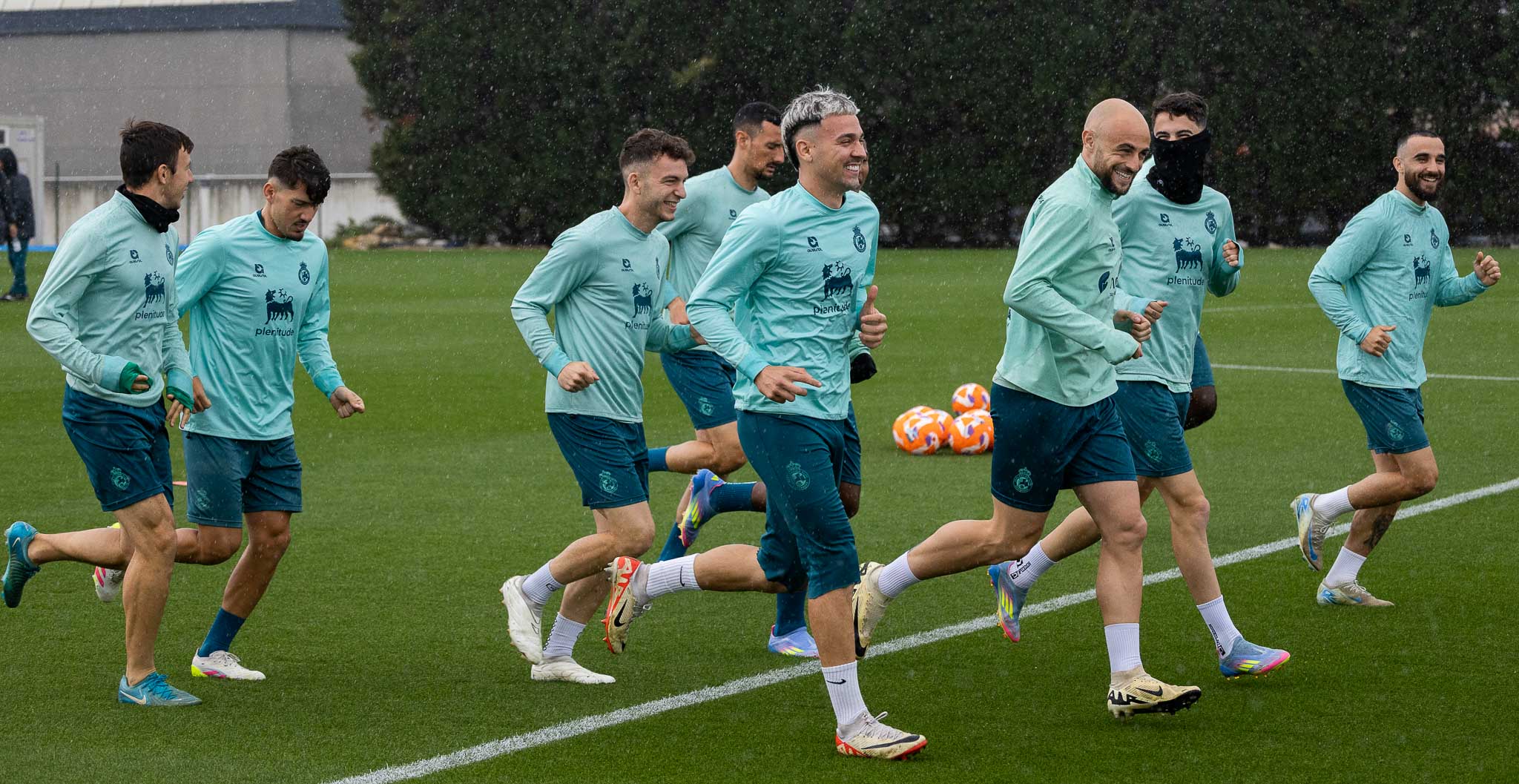 El entrenamiento a puerta abierta del Racing, en imágenes