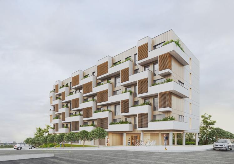 El edificio 6 del sector 1 tendrá 32 viviendas de protección oficial (VPO).