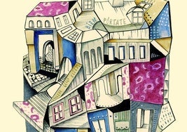Huella cántabra en el libro, la ilustración sobre María Blanchard.