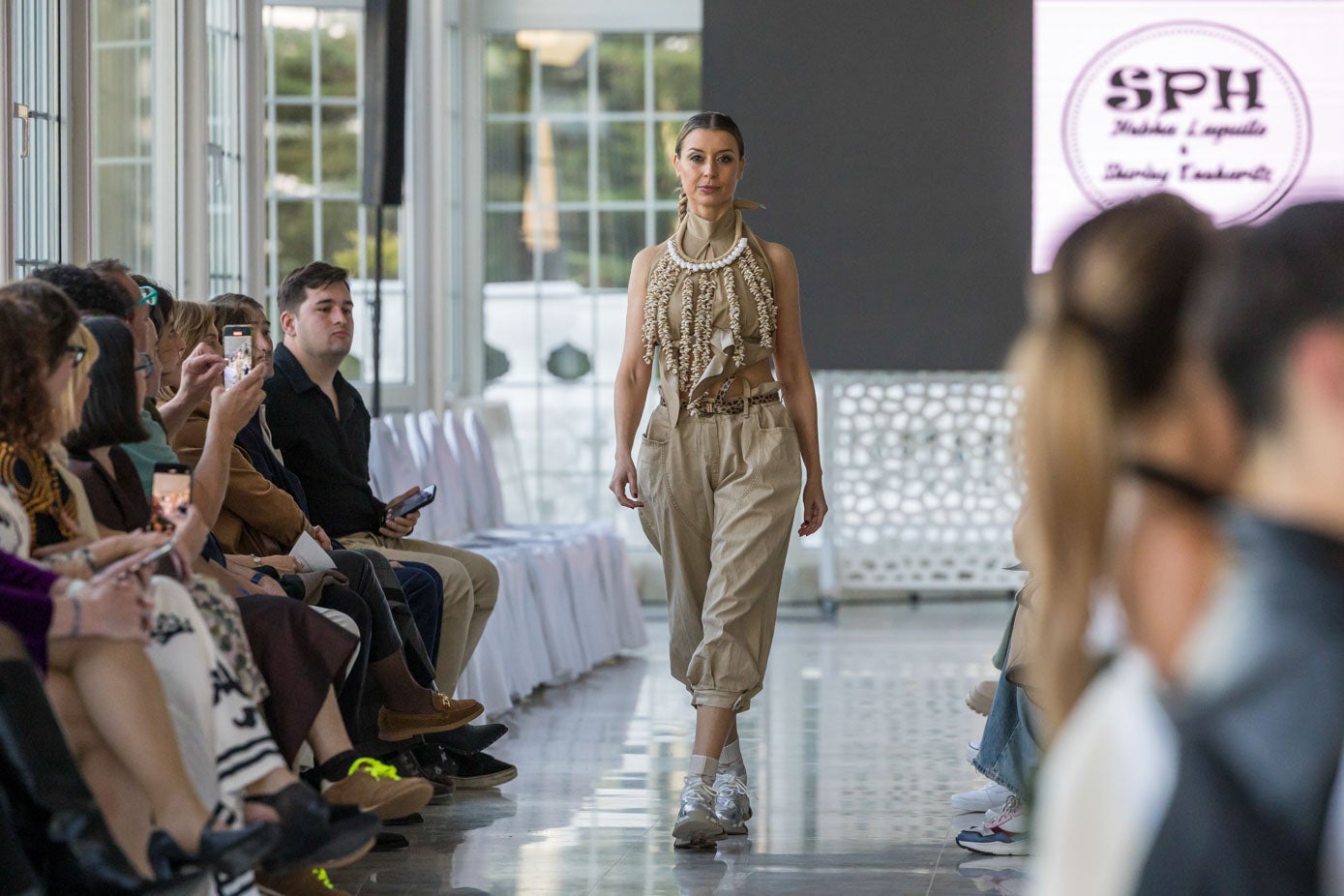 Vanessa Martínez, en la presentación de la colección Sophia by Hebha Laguillo y Shirley Enekaritz.