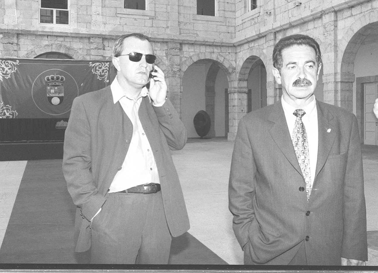 Con Francisco Javier López Marcano en 1999.