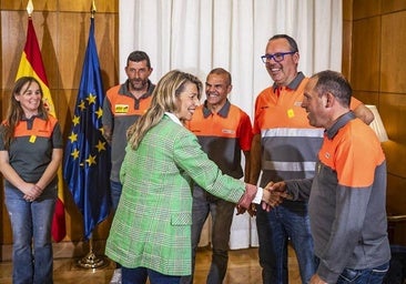 Yolanda Díaz apoya a la plantilla y cuestiona un ERE en una empresa con «importantes beneficios»