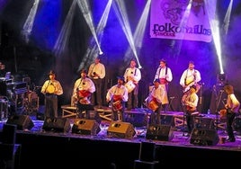 Imagen de un concierto integrado en el programa de Folkomillas .