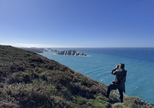 Vista de parte del Geosite del Geoparque Costa Quebrada.
