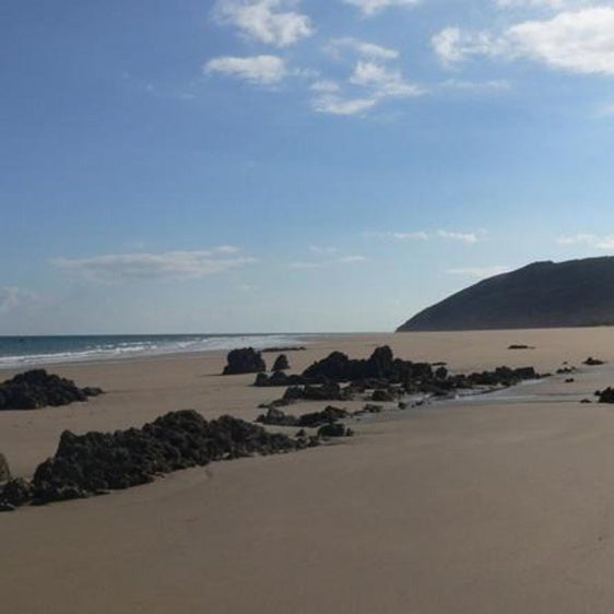 La playa de Helgueras, en Noja, ha obtenido este año la 'Bandera Azul'.
