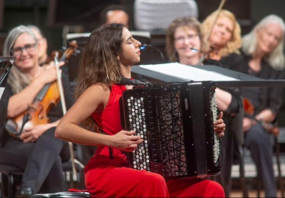 Sofía Ros durante su reciente concierto en Texas