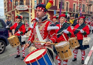 Gaitas y tambores acompañaron el pasacalles.