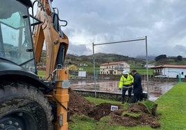 Catas para el proyecto de construcción de la pista de Silió.