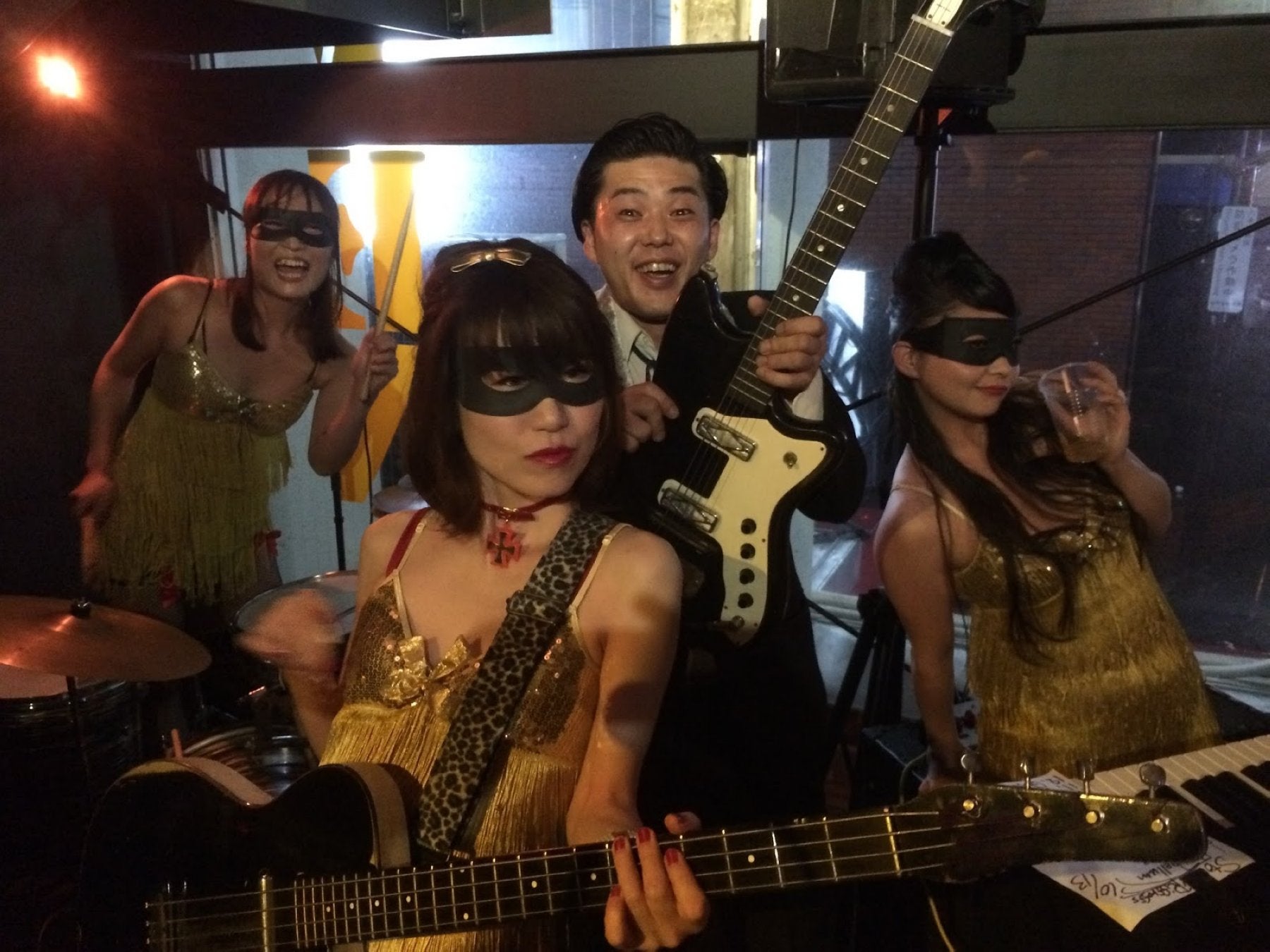El rockabilly de los japoneses Stompin' Riffraffs recala hoy en la sala Rock Beer the New
