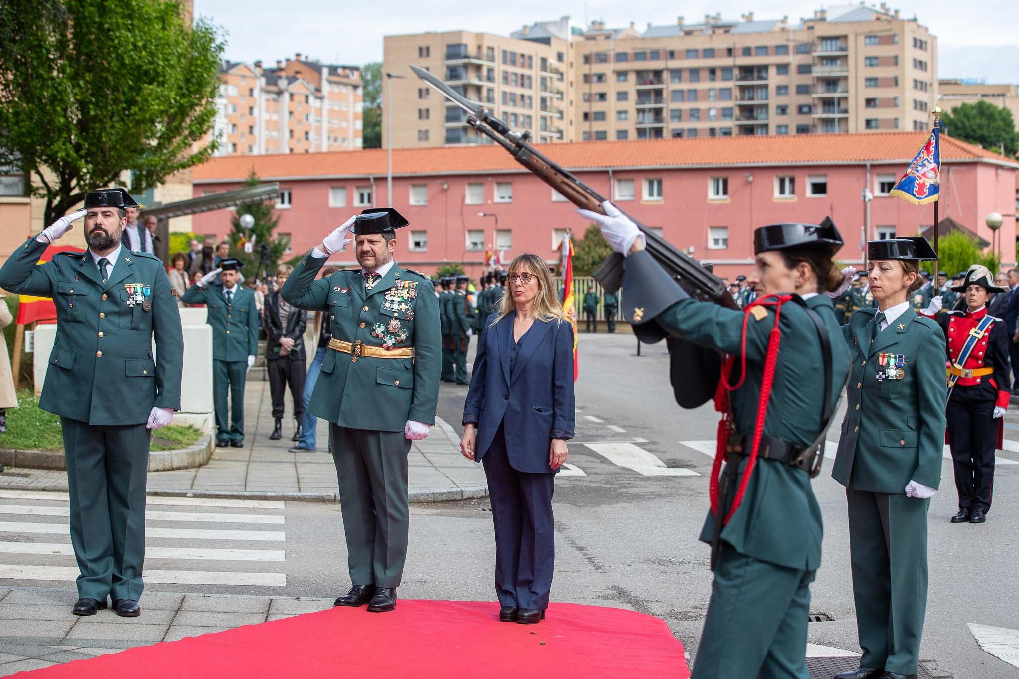 El homenaje a los agentes fallecidos en acto de servicio. 
