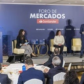 Los ponentes durante la mesa redonda que tuvo lugar en el Gran Hotel Sardinero.