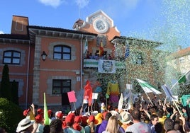 Chupinazo de las fiestas de San Antonio 2024.