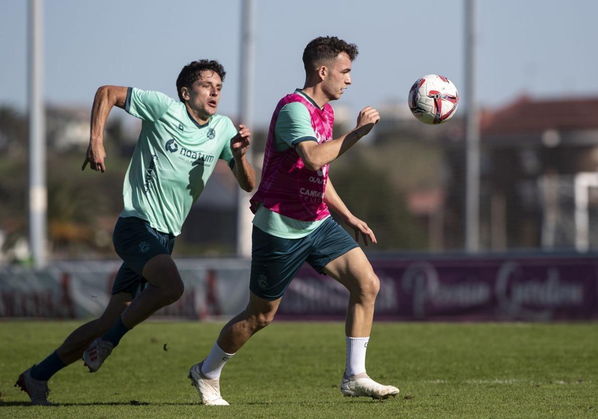 Sangalli, que apunta al lateral derecho, entrena con normalidad