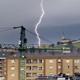 Imagen principal - Las tormentas dejaron este miércoles 30 descargas eléctricas en Cantabria