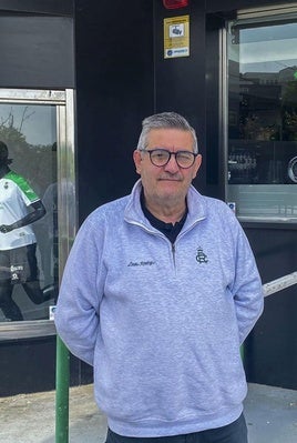 José Barba, frente a las taquillas de El Sardinero.