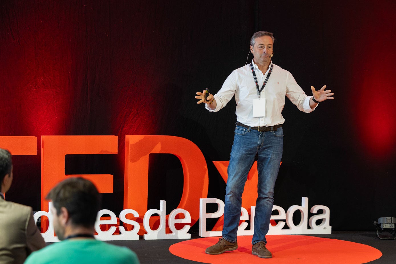 El cofundador del Grupo Pitma y expresidente del Racing, Alfredo Pérez, en las charlas TEDx.