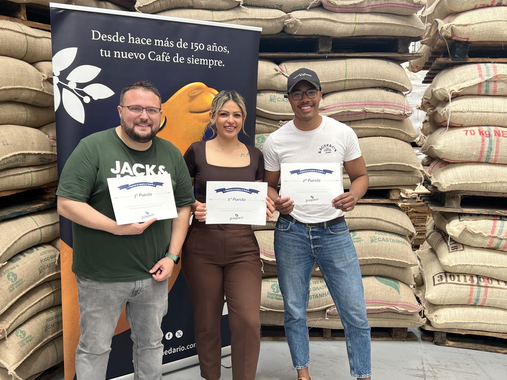 Podio: Rafael Ferreira, Raquel Juez y Felipe Silvestre.