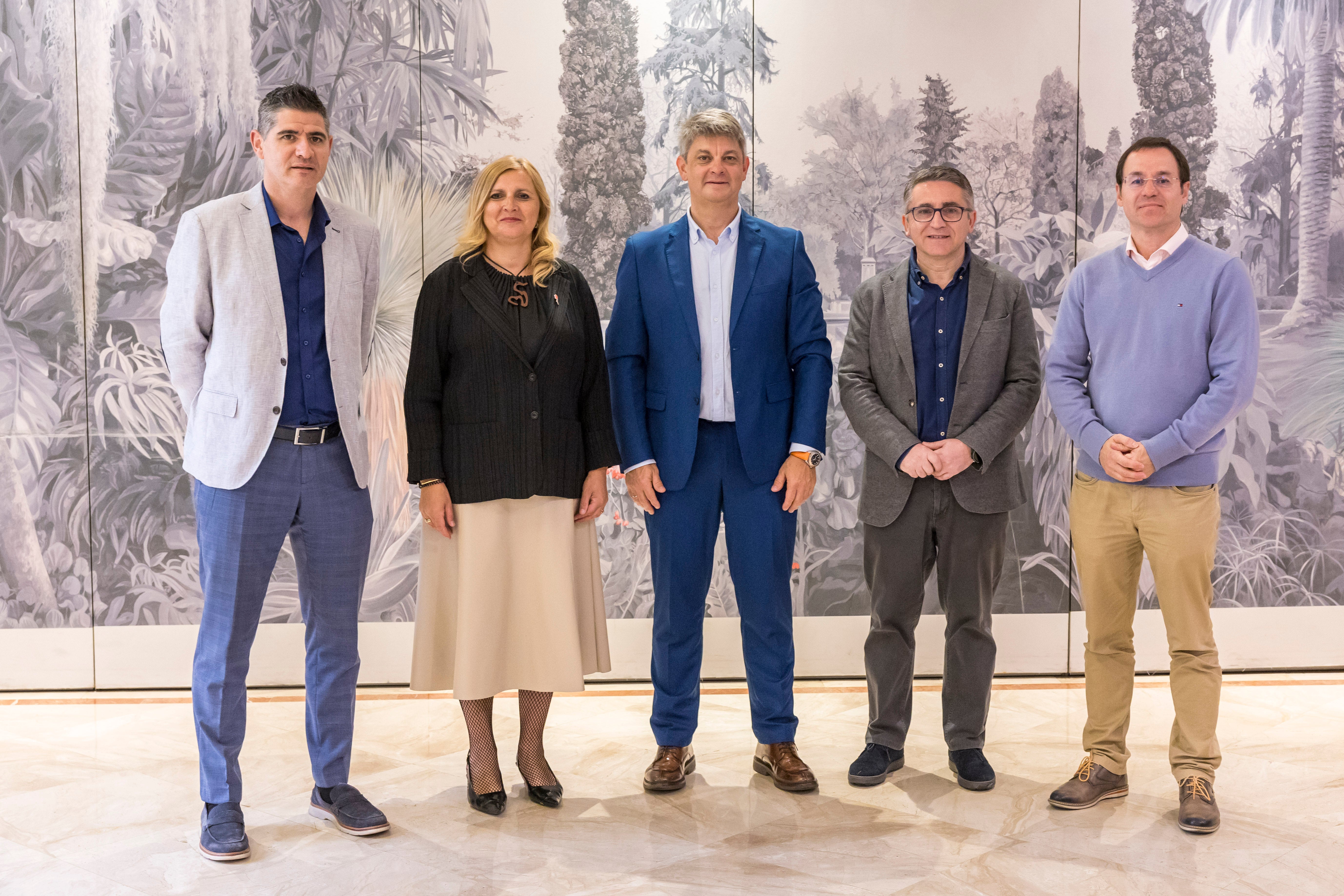 Jesús Collado, Noelia Cobo, Gerardo Pellón, Luigi dell'Ollio y Daniel Alvear.