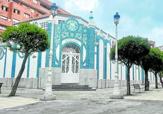 Edificio del Mercado de abastos ya remodelado.