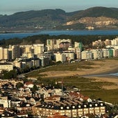 Vista panorámica de la villa de Laredo.