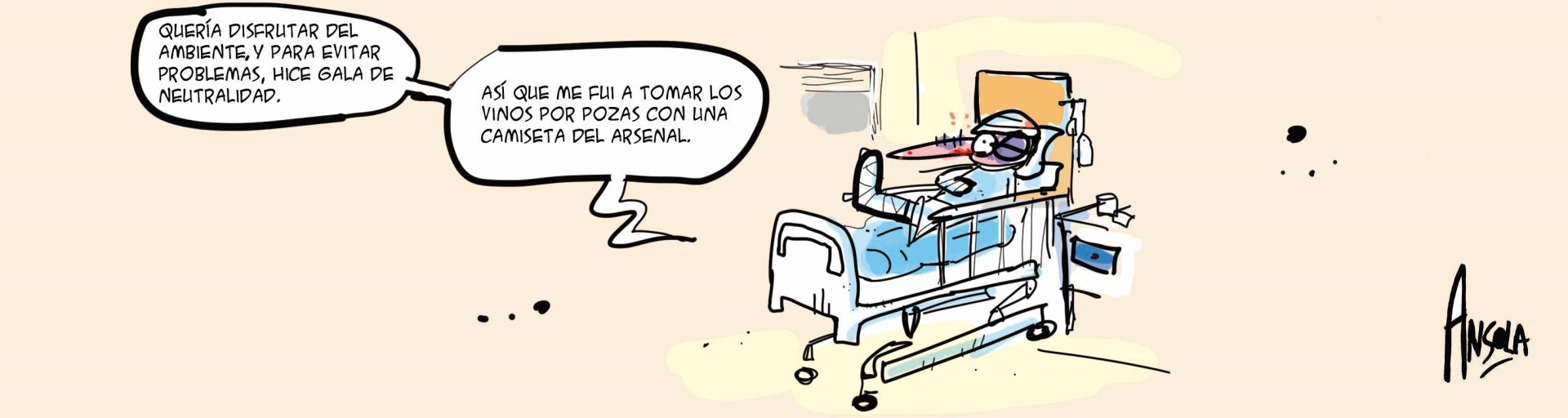 Sano antes del ambiente