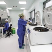 Laboratorio de la Unidad de Reproducción Asistida del Hospital Valdecilla de Santander.