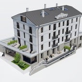 Infografía del resultado de las obras del Hotel Colón, que se prolongarán dos años.
