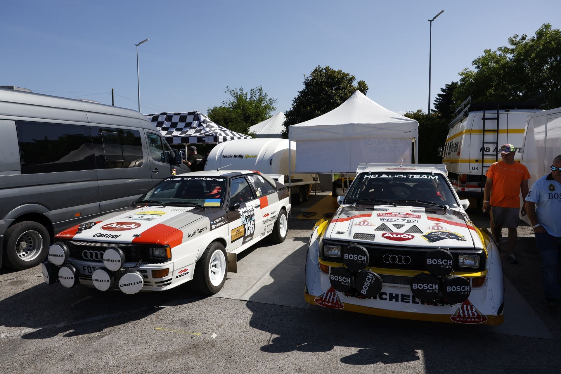 El Audi Quattro de Andrew Trayner.