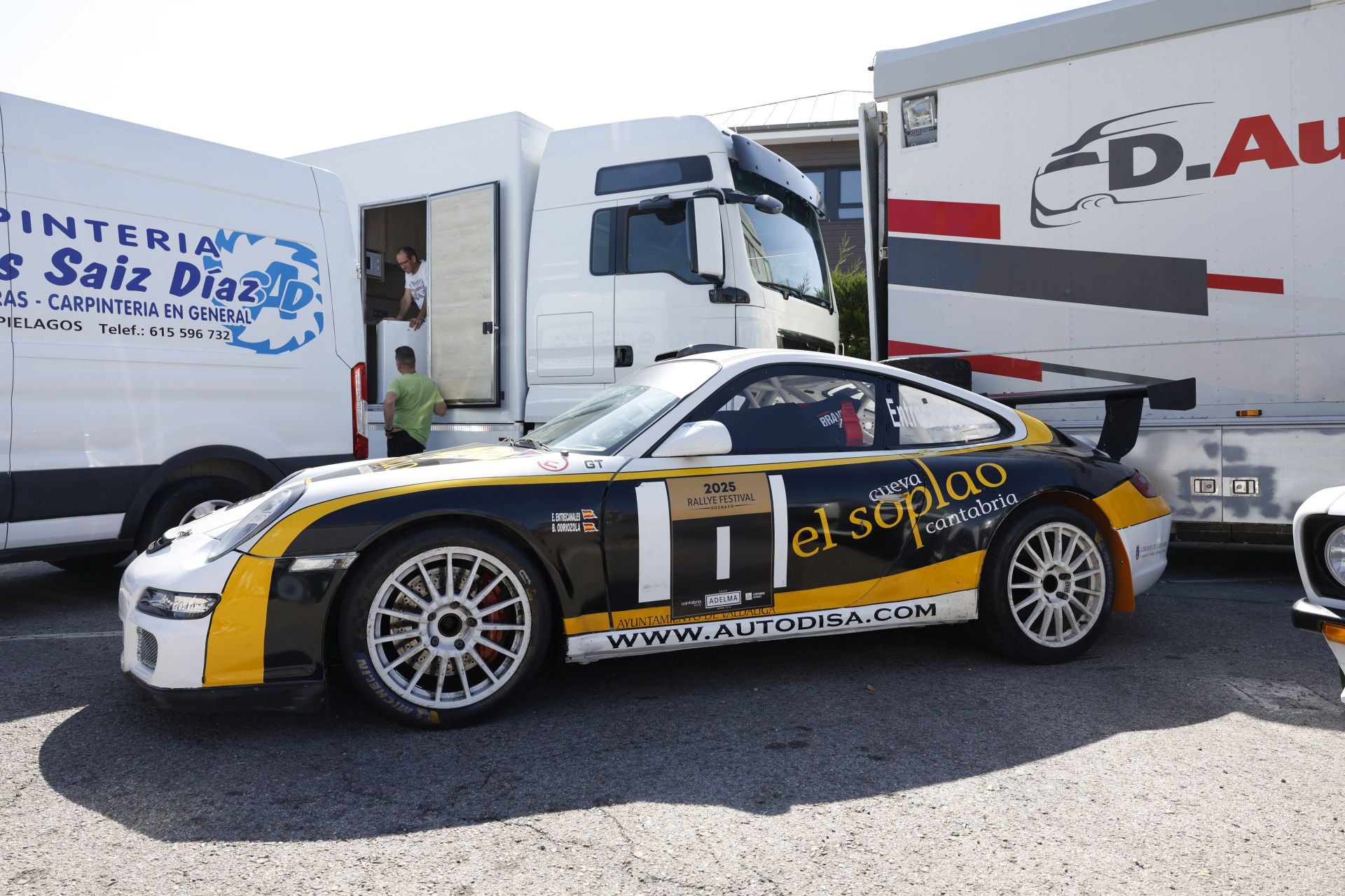 El Porsche 911 GT3 de Eloy Entrecanales.